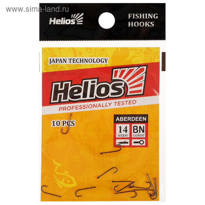 Крючок Helios Aberdeen № 14, 10 шт. - Фото 1