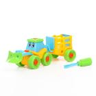 Конструктор винтовой «Трактор», с кузовом, МИКС - Фото 6