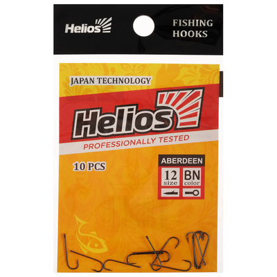 Крючок Helios Aberdeen № 12, 10 шт.