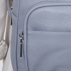 Рюкзак, отдел на молнии, 3 наружных кармана, цвет голубой - Фото 4