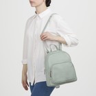 Рюкзак, отдел на молнии, 3 наружных кармана, цвет мятный - Фото 6