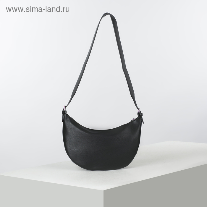 Сумка женская, отдел на молнии, цвет чёрный - Фото 1