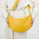 Сумка женская, отдел на молнии, цвет жёлтый - Фото 3