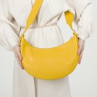 Сумка женская, отдел на молнии, цвет жёлтый - Фото 4