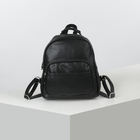 Рюкзак, отдел на молнии, 3 наружных кармана, цвет чёрный - Фото 1