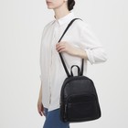 Рюкзак, отдел на молнии, 3 наружных кармана, цвет чёрный - Фото 6