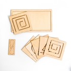 Развивающая игрушка нейротренажер для детей «Межполушарная доска. Простые фигуры» - Фото 3