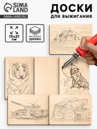 Досочки для выжигания «Сложные рисунки» - Фото 1