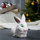 Садовая фигура "Зайчик серенький" 18х11см - Фото 1