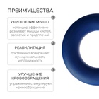 Эспандер кистевой Fortius, 70 кг, цвет тёмно-синий - Фото 2