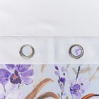 Штора портьерная «Этель. Акварель», 250×250 см, фиолетовая - Фото 2