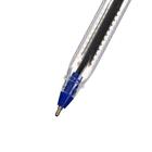 Ручка шариковая 1,0 мм, стержень синий, корпус треугольный прозрачный,масляные чернила (штрихкод на шт) - Фото 4