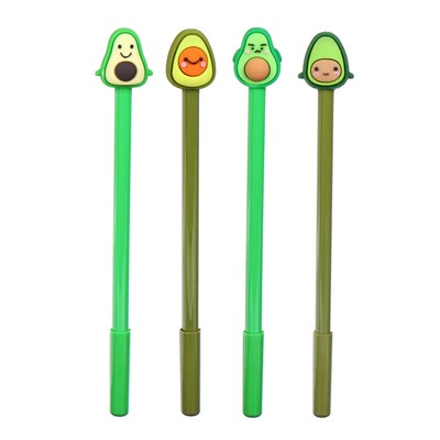 Ручка-прикол Calligrata «Авокадо», синий стержень, гелевая