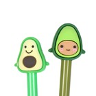 Ручка-прикол Calligrata «Авокадо», синий стержень, гелевая - Фото 5