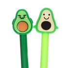 Ручка-прикол Calligrata «Авокадо», синий стержень, гелевая - Фото 9