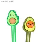 Ручка-прикол Calligrata «Авокадо», синий стержень, гелевая - Фото 12