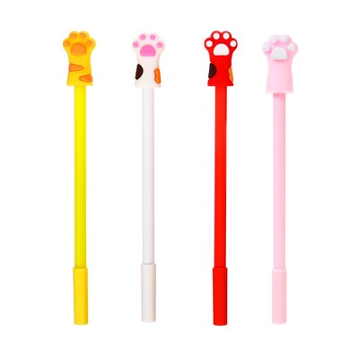 Ручка-прикол Calligrata «Лапка», синий стержень, гелевая, МИКС