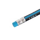 Карандаш чернографитный твёрдость НВ "Звезды" с ластиком, корпус треугольный, заточенный, МИКС, в тубусе - Фото 8