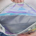 Сумка поясная, отдел на молнии, цвет серебро - Фото 6