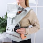 Рюкзак-кенгуру/хипсит с карманом, цвет серый - фото 19613277