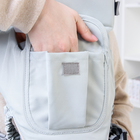 Рюкзак-кенгуру, хипсит, с карманом, для малыша от 3 до 20 кг., цвет серый - фото 35293695