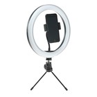 УЦЕНКА Светодиодн. лампа для селфи на штат.AKS-004,10"(26 см),20 W,3 режима,работает от USB - Фото 2