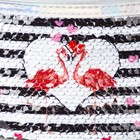 Сумка детская поясная, с пайетками, отдел на молнии - Фото 4
