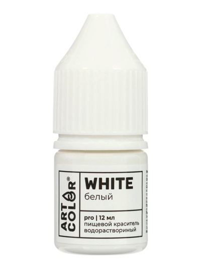 Гелевый краситель Art Color, белый, 12 мл