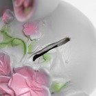 Копилка для денег «Зайка с цветами», гипс, серая, 20×20×10 см - Фото 5