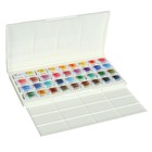 Акварель художественная «Белые ночи», набор в кюветах, 36 цветов, 2.5 мл, 85 лет, в пластиковой коробке - Фото 2