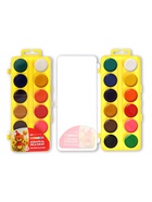 Акварель медовая «ЗХК. Цветик», 12 цветов, в пластиковом пенале, без кисти - Фото 1