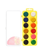 Акварель медовая «ЗХК. Цветик», 12 цветов, в пластиковом пенале, без кисти - Фото 3