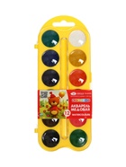 Акварель медовая «ЗХК. Цветик», 12 цветов, в пластиковом пенале, без кисти - Фото 5