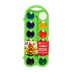 Акварель медовая ЗХК "Цветик", 12 цветов, в пластиковом пенале, без кисти - Фото 2