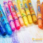 Мелки восковые 8 цветов Crown ArtStory, выкручивающийся стержень, ПВХ, европодвес, микс - Фото 6