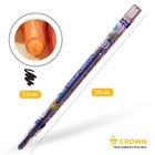 Мелки восковые, 8 цветов, Crown, выкручивающийся стержень, ПВХ, МИКС - Фото 3