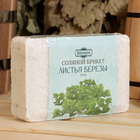 Соляной брикет "Листья берёзы", 1,35 кг "Добропаровъ" - Фото 2