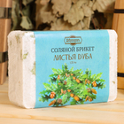 Соляной брикет "Листья дуба", 1,35 кг "Добропаровъ" - Фото 2