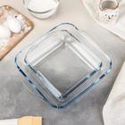 Набор форм для запекания Paşabahçe Borcam, 2 предмета: 1.95 л, 1.04 л, жаропрочное стекло, прозрачный - Фото 15