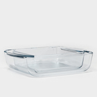 Набор форм для запекания Paşabahçe Borcam, 2 предмета: 1.95 л, 1.04 л, жаропрочное стекло, прозрачный - Фото 3
