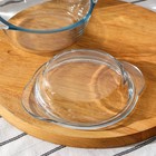 Форма для запекания Paşabahçe Borcam, 840 мл, 430 мл, жаропрочное стекло, прозрачная - Фото 2