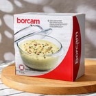 Форма для запекания Paşabahçe Borcam, 840 мл, 430 мл, жаропрочное стекло, прозрачная - Фото 4