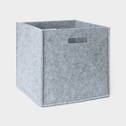 Корзина для хранения Sweet Home, 30×30×30 см, серая - Фото 4