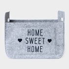 Корзина для хранения Sweet Home, 37×28×22 см, серая - Фото 4