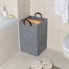 Корзина для хранения Eva Elegance, 30×30×50 см, серая - Фото 8