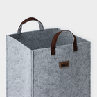 Корзина для хранения Eva Elegance, 30×30×50 см, серая - Фото 3