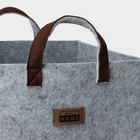 Корзина для хранения Eva Elegance, 30×30×50 см, серая - Фото 4