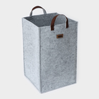 Корзина для хранения Eva Elegance, 30×30×50 см, серая - Фото 1