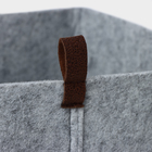 Корзина для хранения Eva Elegance, 28×28×24 см, серый - Фото 3