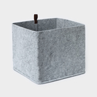 Корзина для хранения Eva Elegance, 28×28×24 см, серый - Фото 5